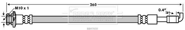 BORG & BECK Тормозной шланг BBH7659